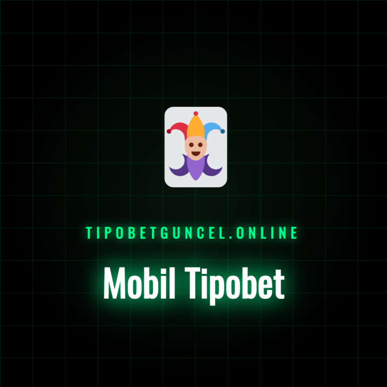 Bir akıllı telefonda Mobil Tipobet arayüzü ve oyun seçenekleri