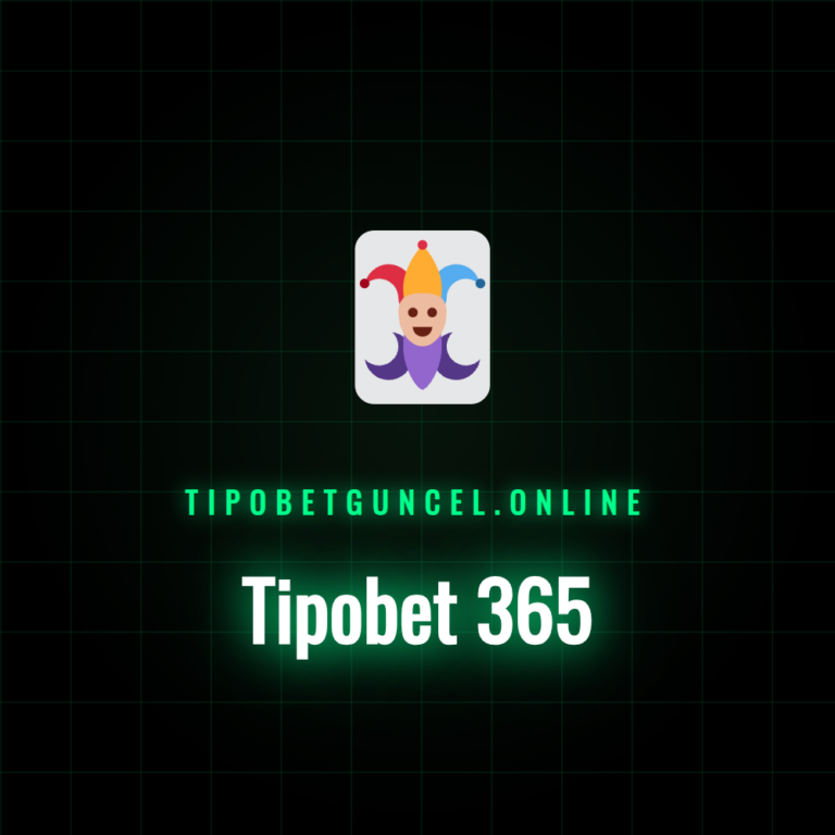 Tipobet 365 platformunun ana sayfasını gösteren bir ekran görüntüsü.