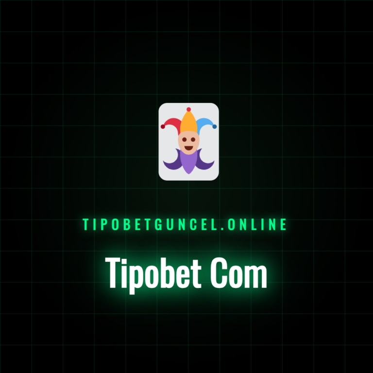 Tipobet Com platformunun kullanıcı dostu arayüzü ve oyunları