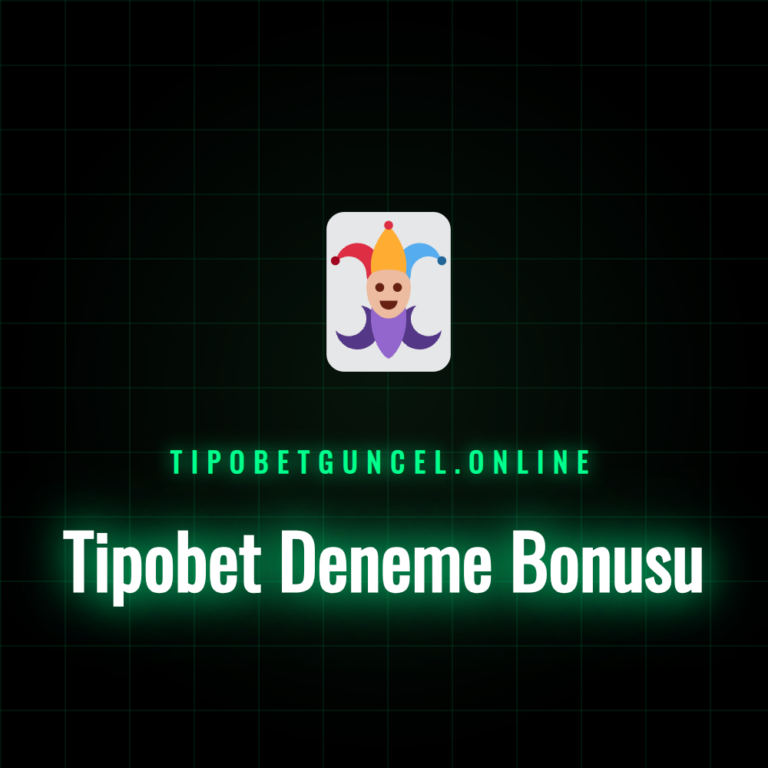 Tipobet deneme bonusu kampanyasının detaylarını gösteren ekran.