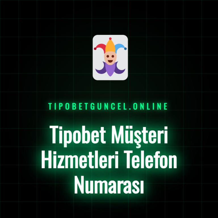 Tipobet müşteri hizmetleri telefon numarası ile destek alan kullanıcı