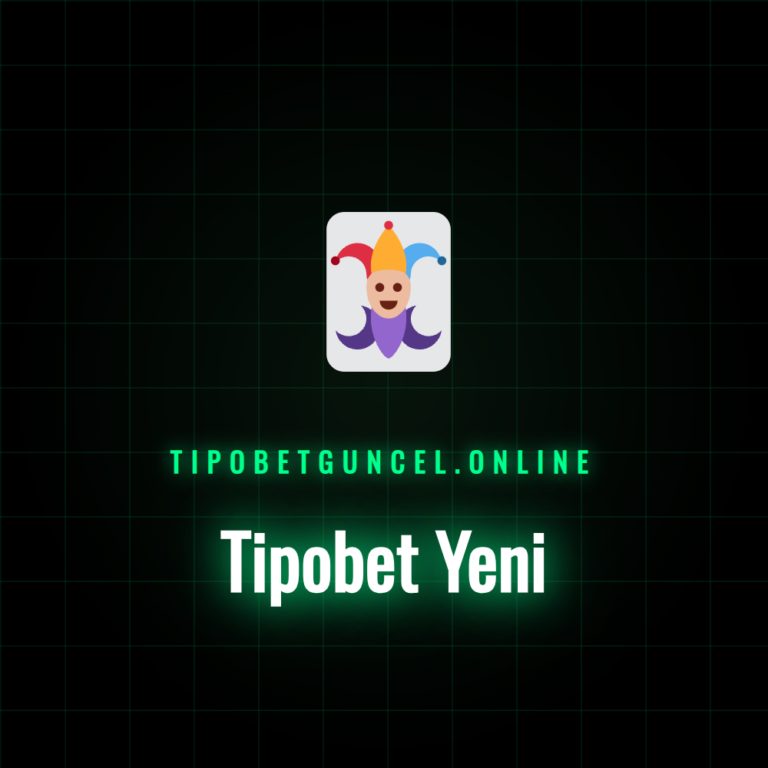 Tipobet Yeni giriş ekranını gösteren bir dizüstü bilgisayar