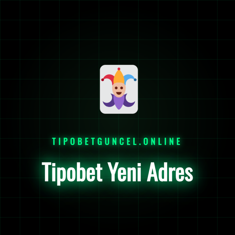 Tipobet yeni adres ekranını gösteren bir dizüstü bilgisayar.